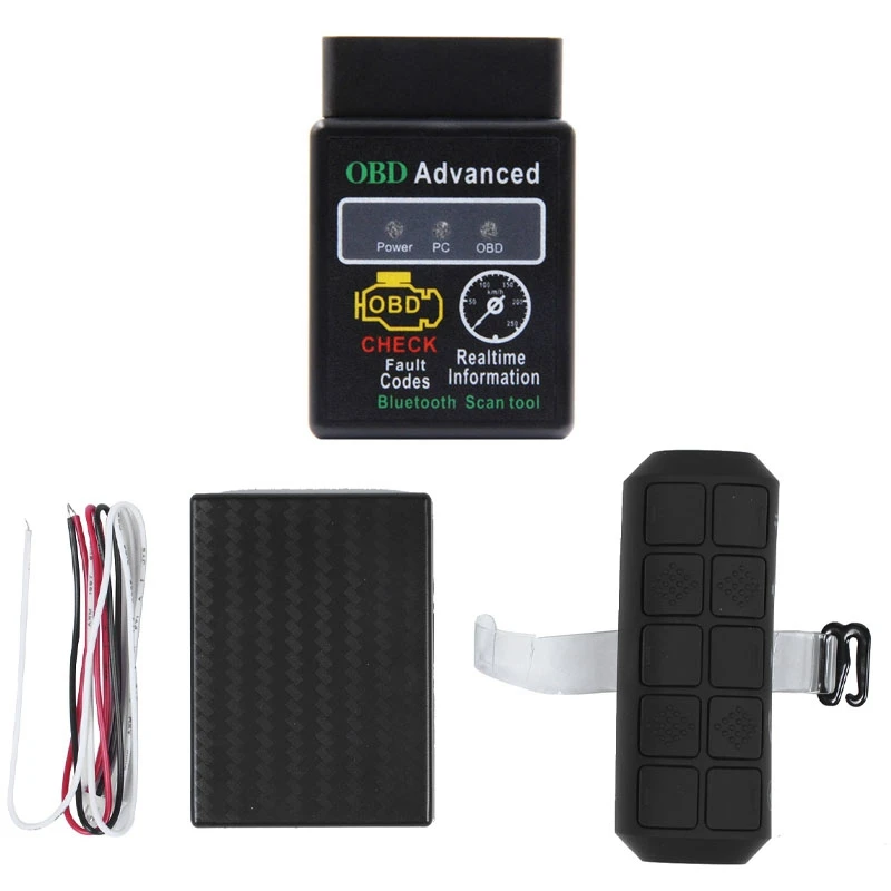 

Автомобильный сканер версии 2,0 Hh Elm327, Bluetooth 327, Obd2, с кнопками дистанционного управления на рулевом колесе