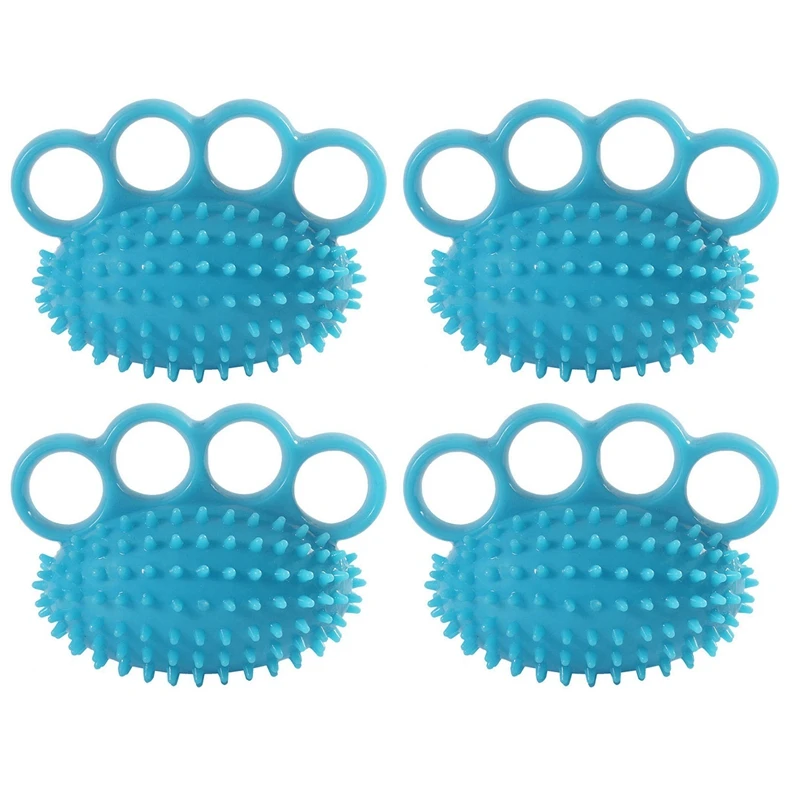 

4X Hand Grip Strengthener Finger Exerciser Fingers Hand Grip Ball Strengthener Exercise Anti-Spasticity Ball