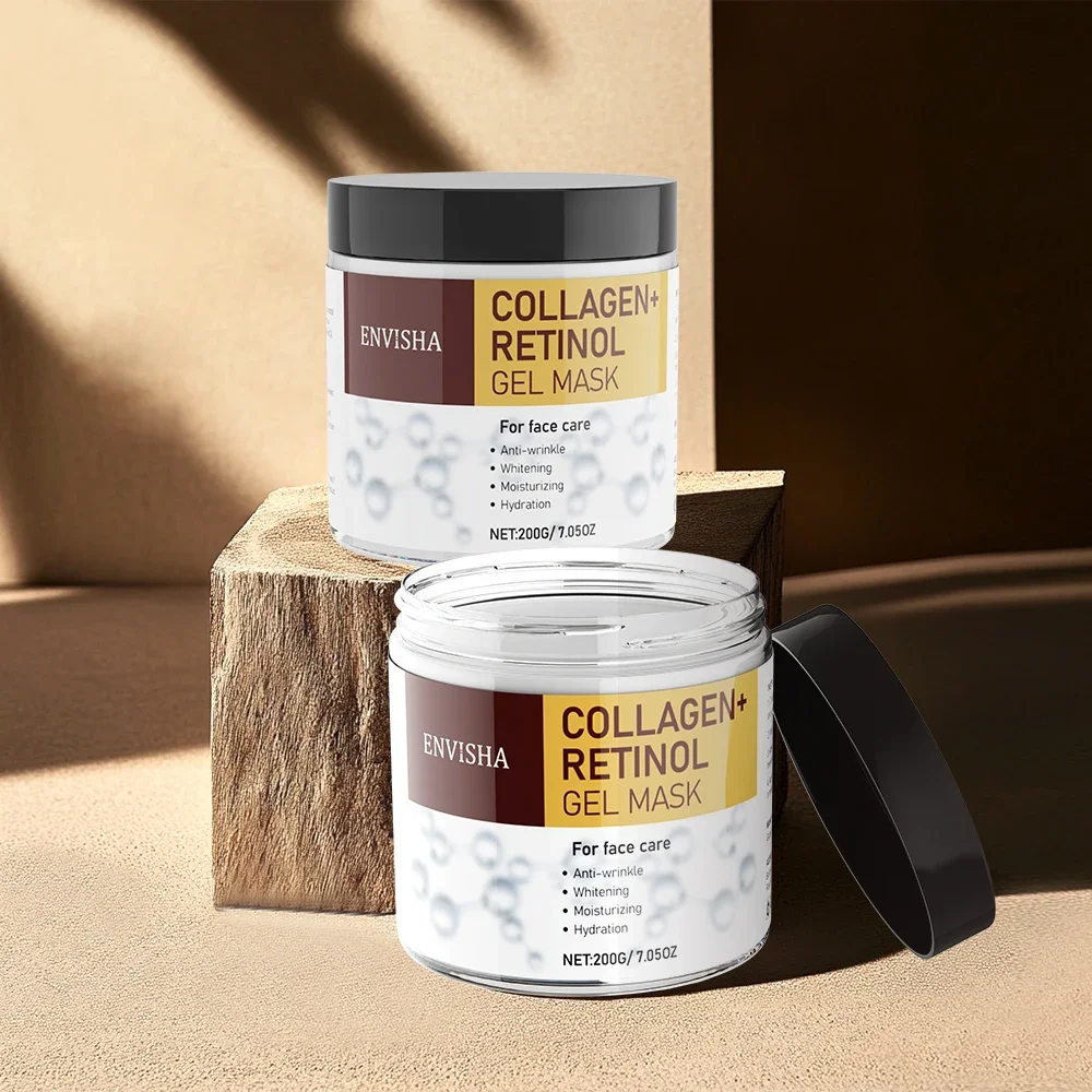 ENVISHA антивозрастной коллагеновый гель с ретинолом отшелушивающая маска морщины