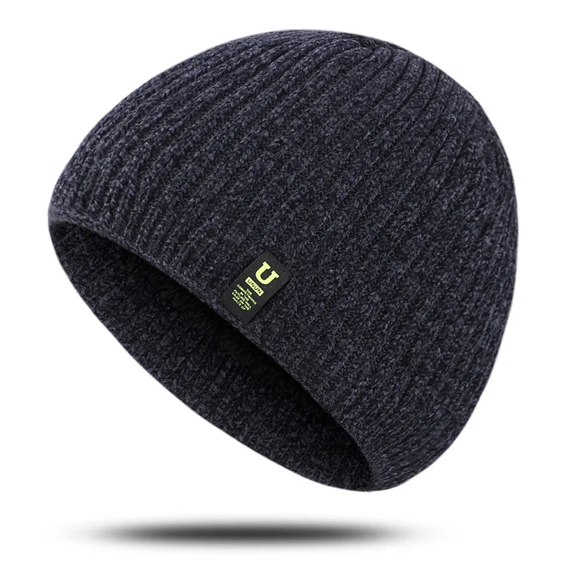 

Men's Winter Knit ats Soft Stretc Cuff Beanies Cap Comfortable Warm Sloucy Beanie at Outdoor Ridin Knitted Cap fOR Women