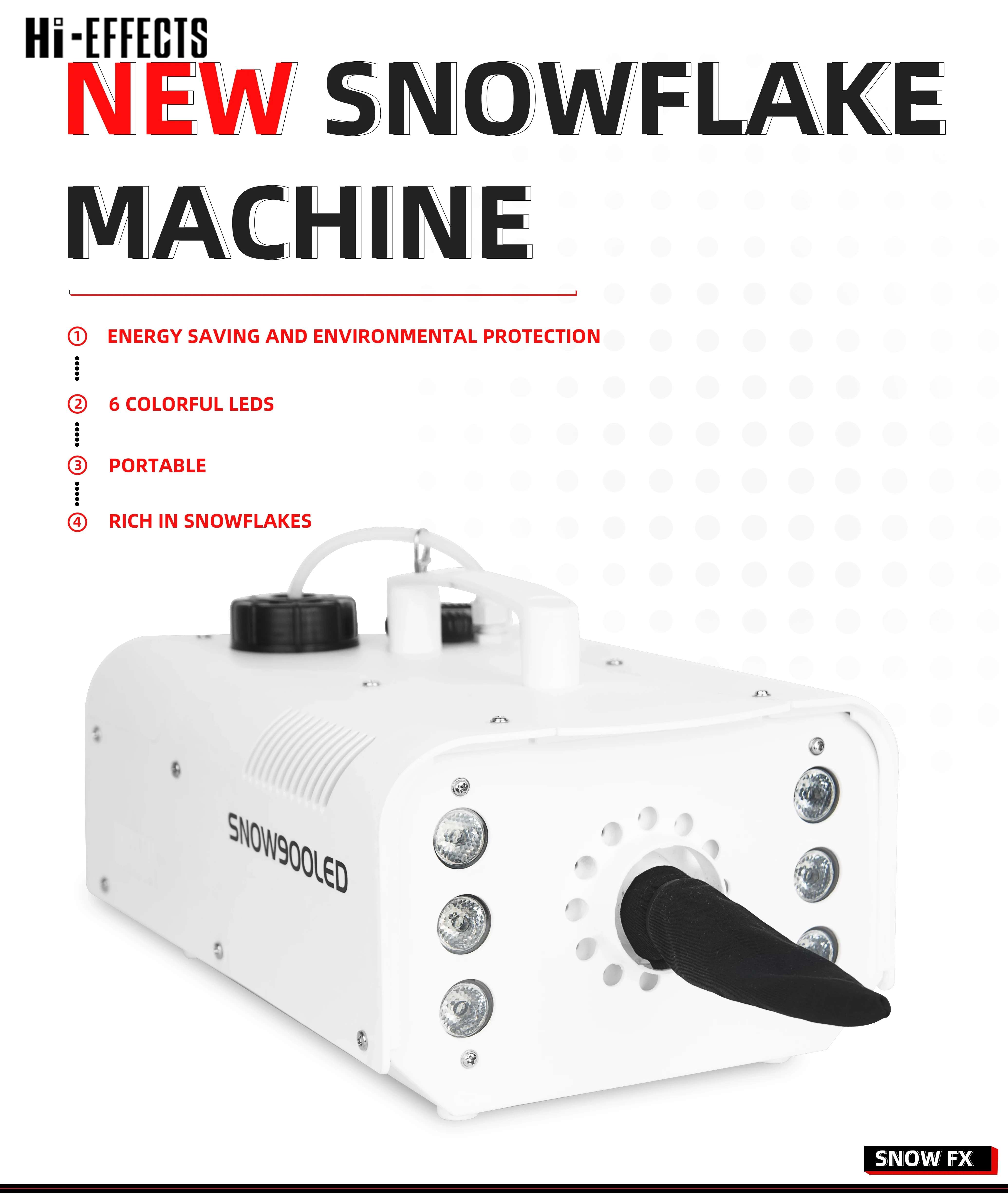 

Снежная машина 900 Вт с дистанционным управлением, устройство для фотосъемки, снег для свадьбы, вечеринки, клуба, диджея, дискотеки