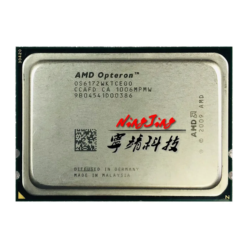 

Процессор AMD Opteron 6172 Op 6172 2,1 ГГц, 12 ядер, 12 потоков, 115 Вт, процессор OS6172WKTCEGO, разъем G34