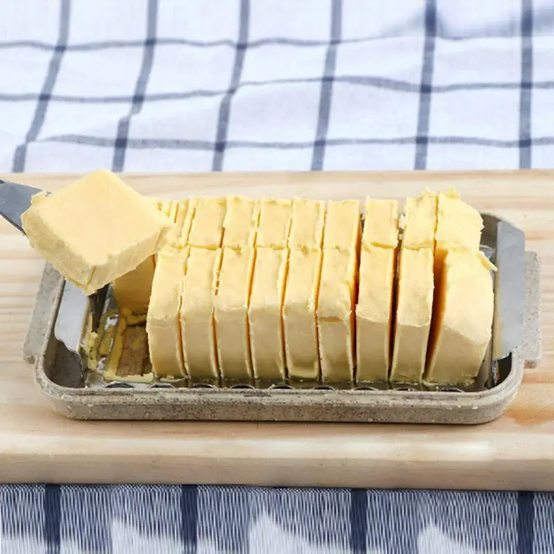 

Butter Keeper With Cutter And Storage Container For Kitchen Sealing With Lid And Cheese Cutting Storing And Keeping Butter Fresh
