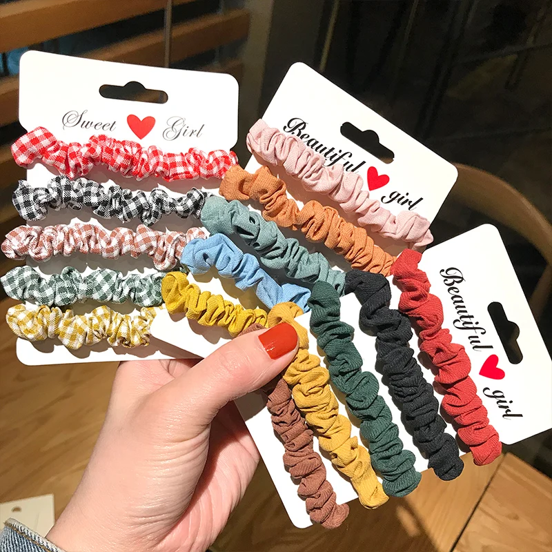 Elastic Hair Bands Ponytail Holder Sweet Headwear Fashion Ha