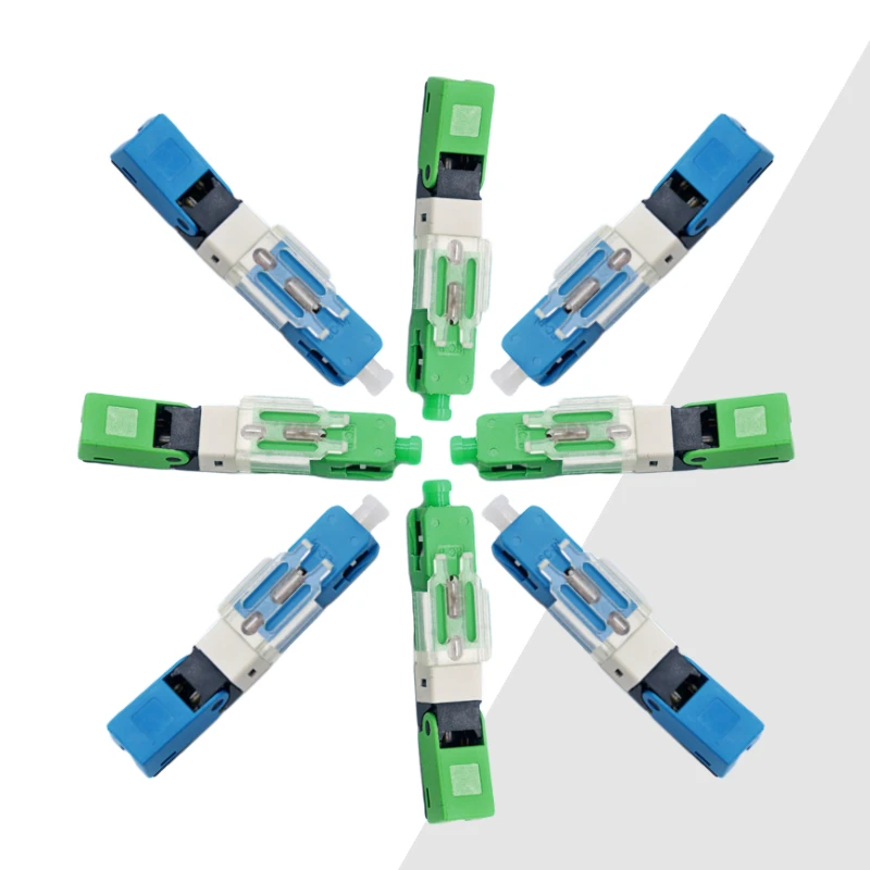

100 шт./упак. FTTH SC/UPC Одномодовый SC/APC оптоволоконный быстрый разъем SC PC встроенный тип SC быстрый разъем