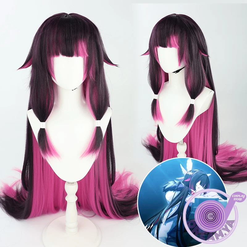 

Парик для косплея дамселет Коломбина Genshin Impact Fatui Harbingers, длина 120 см, черный, розовый, смешанные синтетические волосы, для вечеринки на Хэллоу...