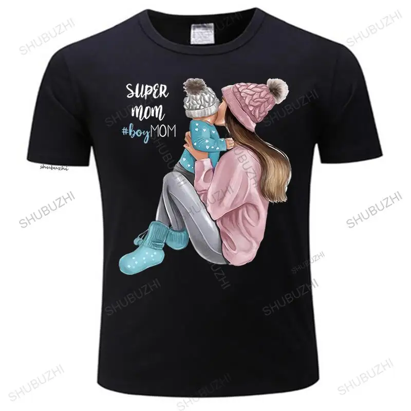 

new fashion t shirt men crew neck tees short sleeve super mom boy girl Cotton Brand summer T-shirt Men vintage Teeshirt for boys