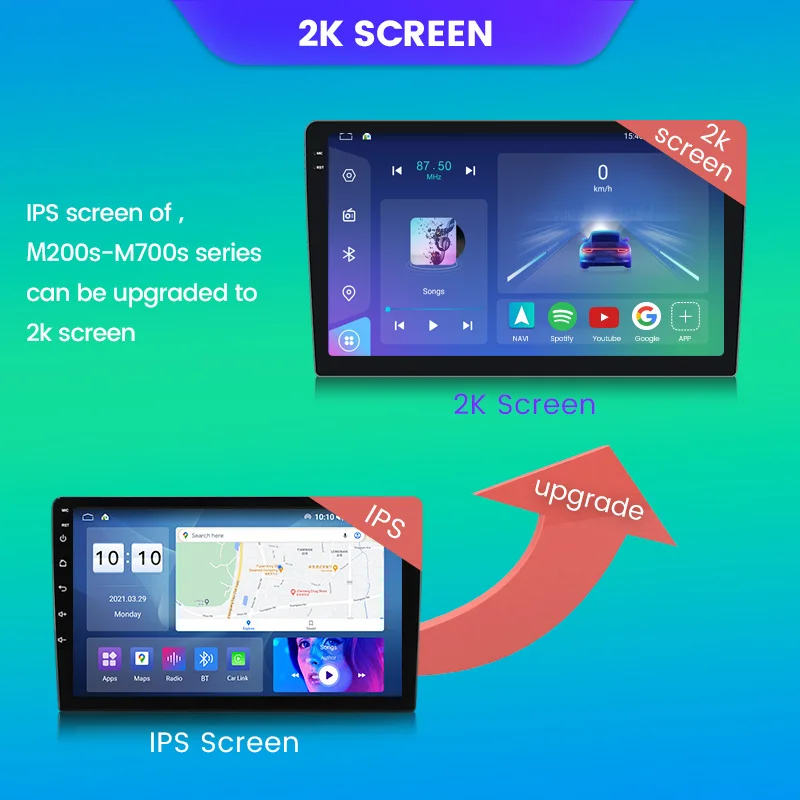 Suitable for M200S M300S M400S M500S M600S M700S upgrade 2000X1200 screen | Car Multimedia Player
