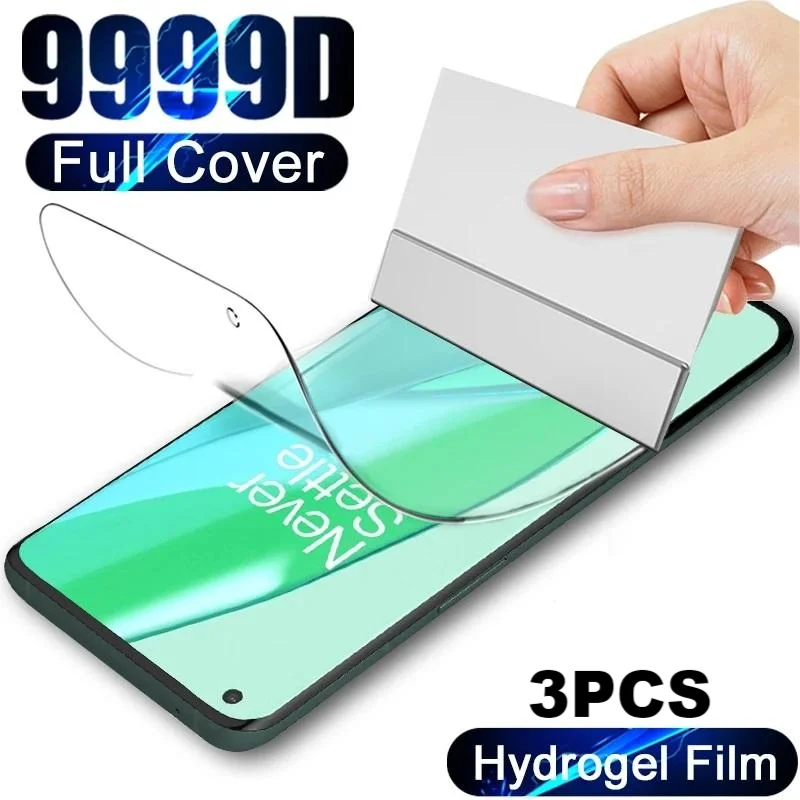 

Гидрогелевая пленка 9H для OnePlus 9 RT 9R 9RT 7T 8T ACE 10R 10T, Защитная пленка для экрана OnePlus Nord 2 2T N300 N20 CE 2 Lite, фотопленка, 3 шт.