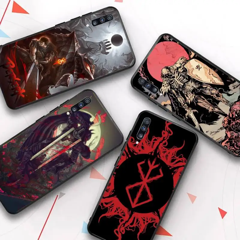 

Berserk Phone Case for Redmi 8 9 9A for Samsung J5 J6 Note9 for Huawei NOVA3E Mate20lite cover