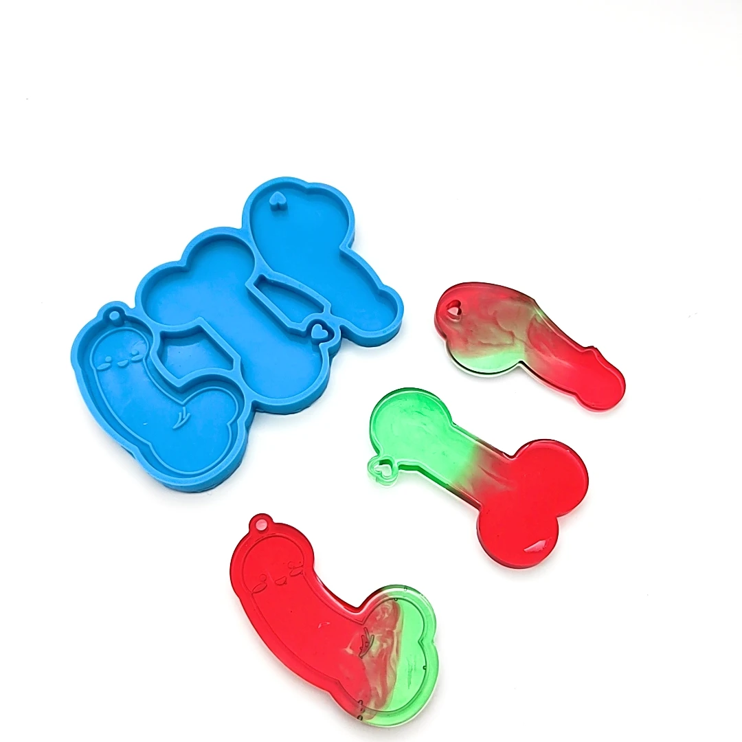 Новый мужской гениталии брелок на ключах пенис кольцо индивидуальные брелоки женщин подарки автомобильное кольцо силиконовая форма на.