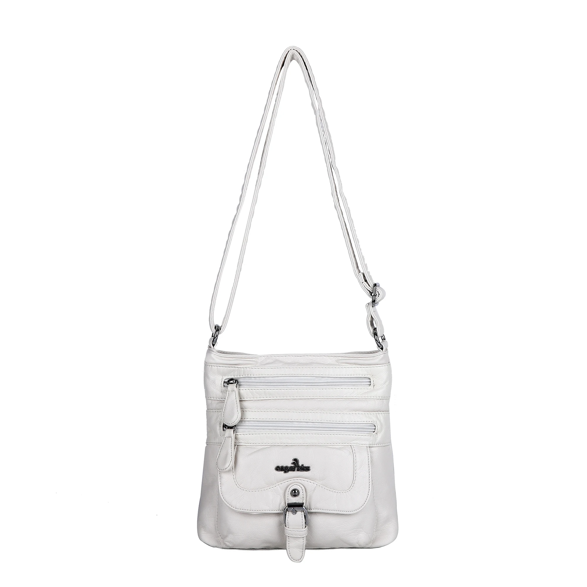 Женская сумка-тоут Angel Kiss из экокожи с эффектом потертости на плечо регулируемым