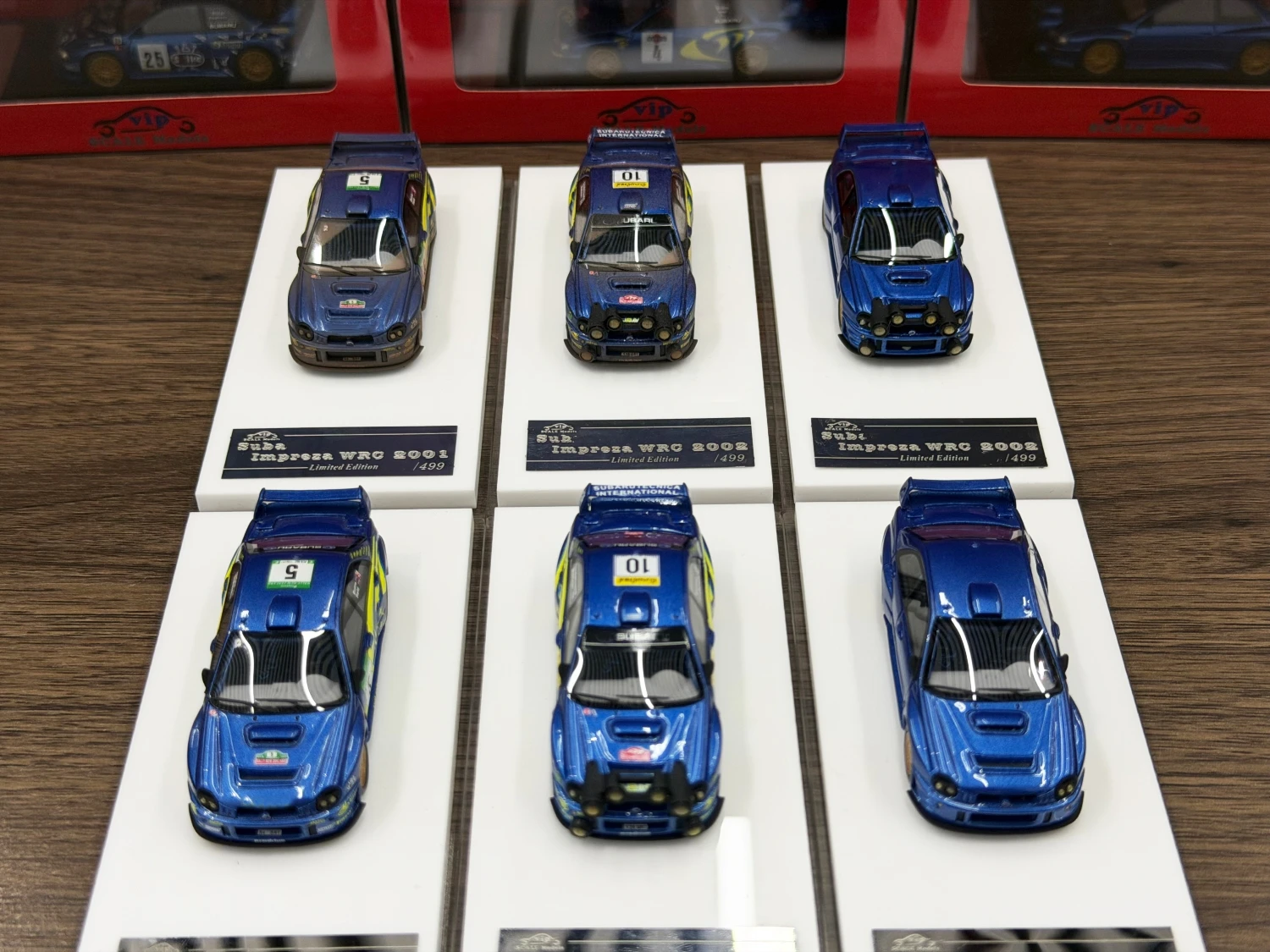Фото Готовые акции Vip 1:64 Impreza WRC Коллекция из смолы Подарочная масштабная модель автомобиля №1