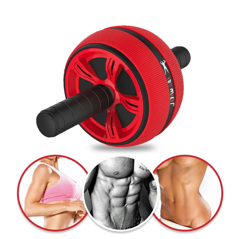 

Large Silent TPR Abdominal Wheel Roller Trainer Fitness Equipment Gym Home Exercise Body Building Ab roller