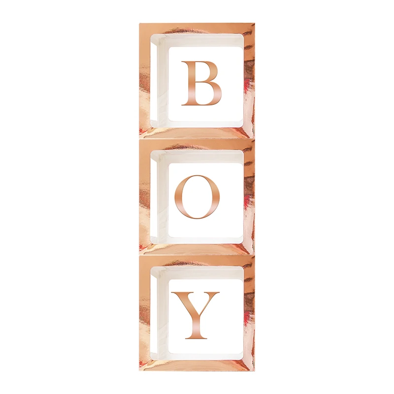

NEW Rose Golden Balloons Box Wedding Christmas Decoration Love Balloon New year Birthday Party Supplies Baby Shower Decorations