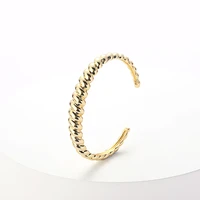 2022 new fashion women simple twisted opening adjustable finger ring women sexy party geometric copper ring jewelry gifts