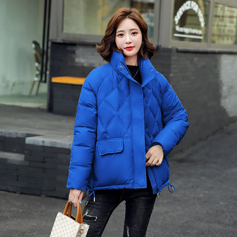 Winter Jacket Women 2022 New Thicken Warm Coats Long Sleeve Casual Cotton Padded Parkas Female Clothing Snow Wear Outwear Top
