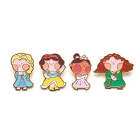 princess enamel pins badge brooch for jewelry accessory