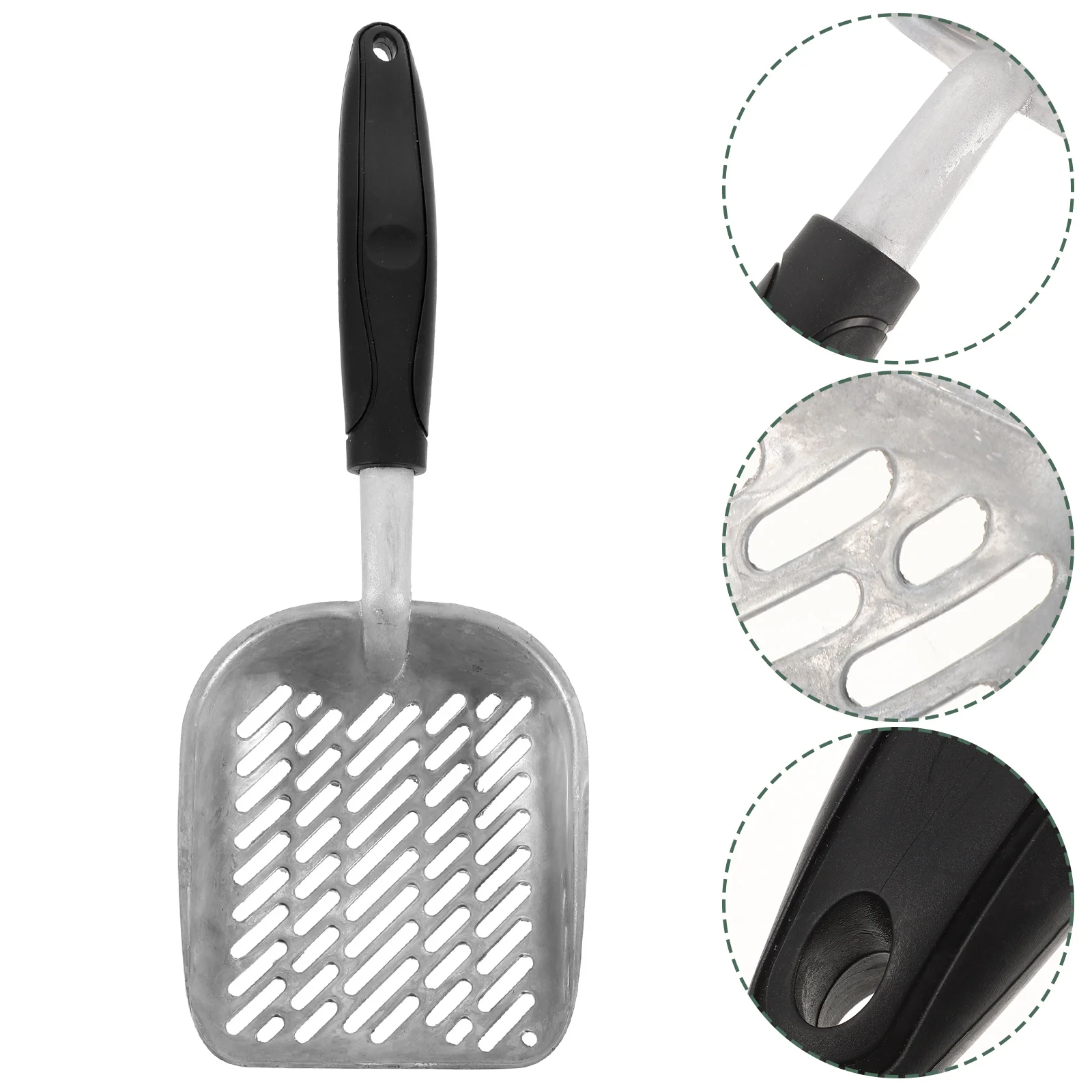 Совок для какашек кошачий туалет питомник котенок песок металлический Petgentle