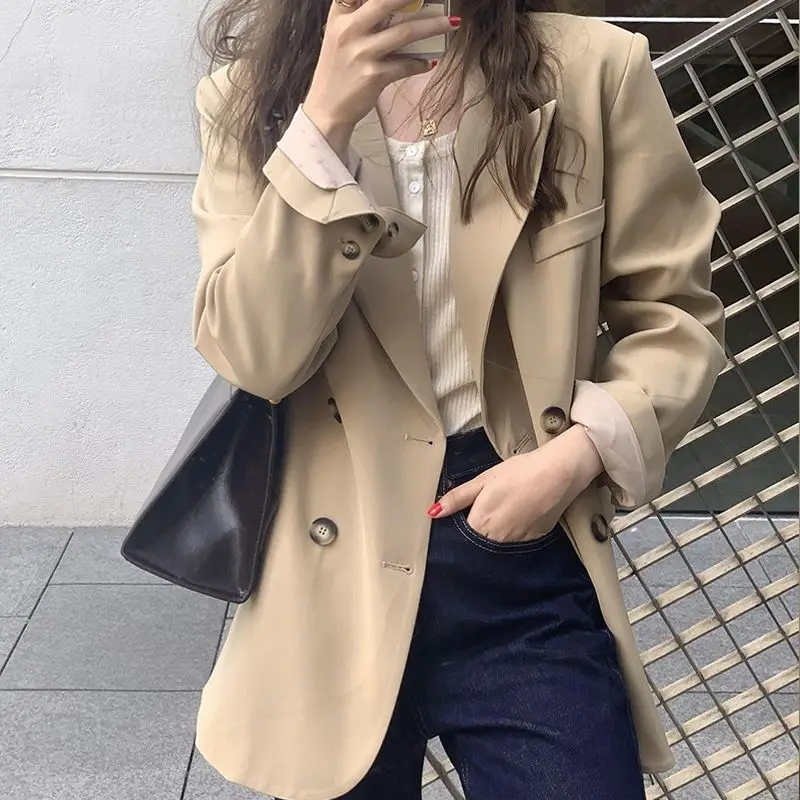 Шикарный и стильный женский осенний Блейзер UNXX 2023 года свободного кроя