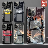 batman wallpaper tempered glass phone case for apple iphone 13 12 mini 11 pro max x xs xr se 2020 7 8 plus 6 6s cover fundas sac