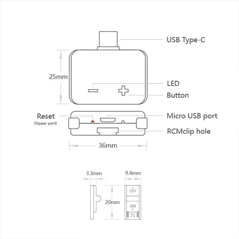 

Type C V5 RCM Loader for Nintendo Switch Adapter USB flash drive archive tools for NS Micro USB Cable Game Console Accessories