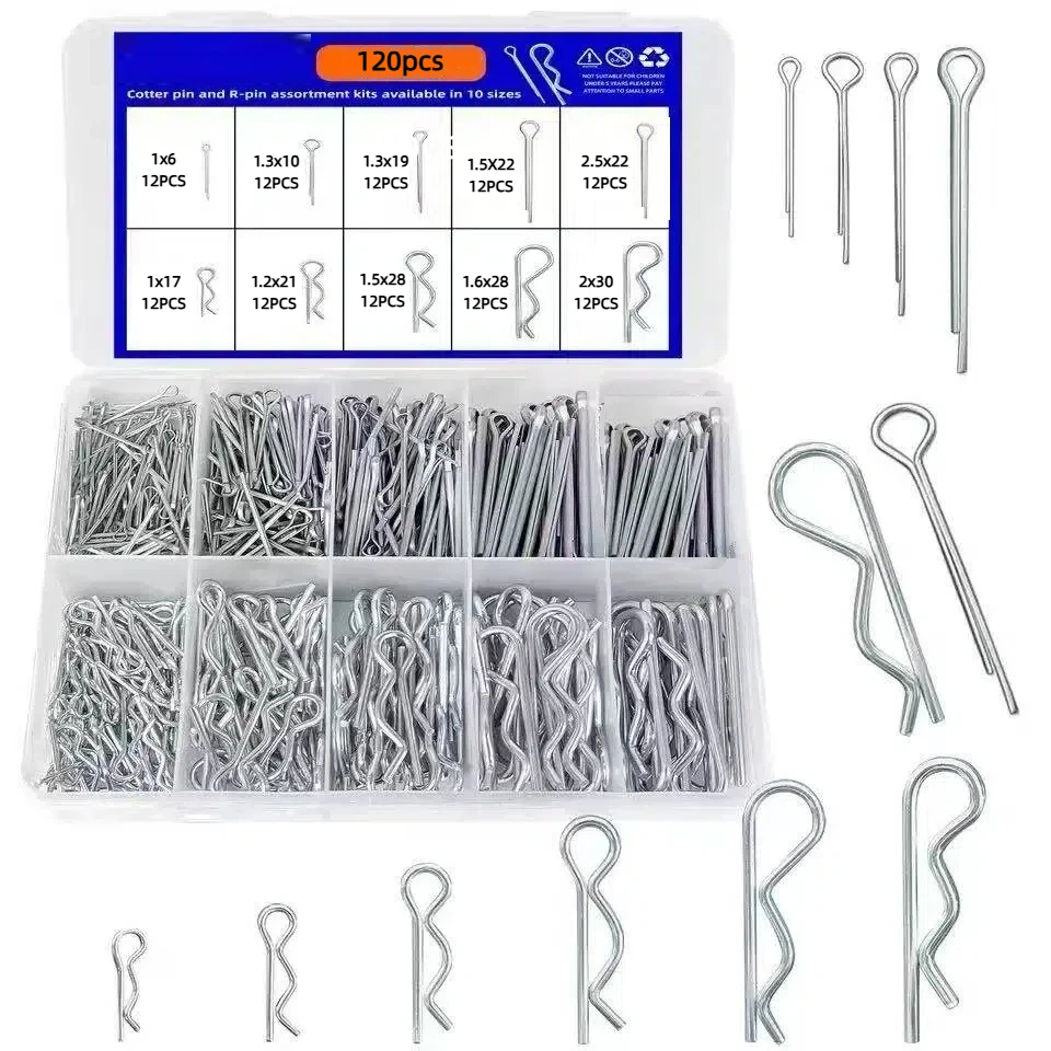 

Набор штифтов оцинкованных стальных 120 шт