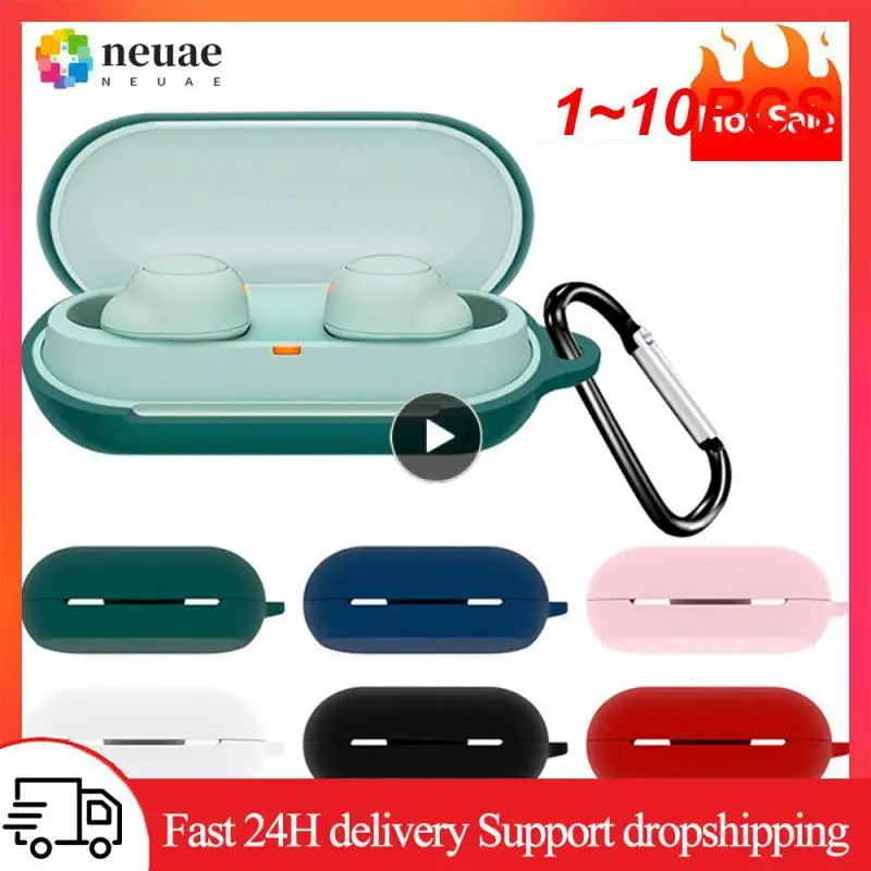 

1~10PCS Dust-proof Protective Cases Soft Shells For WF-C500 Earphones Shells Anti-fall Covers Precise Cutout Dropship