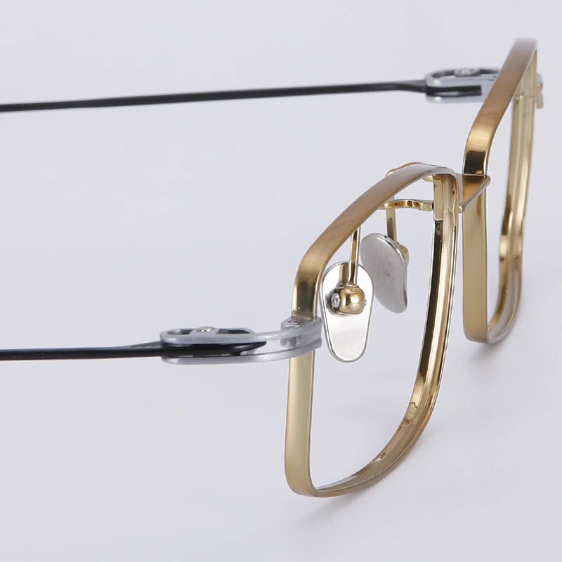 Очки в титановой оправе для мужчин и женщин винтажные квадратные оптические