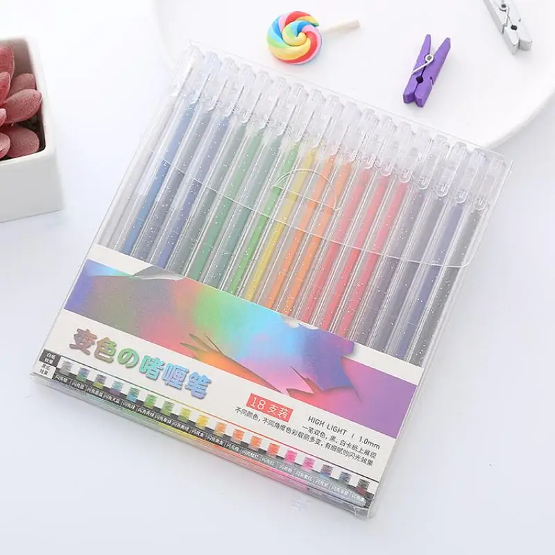 

8/12/18Pcs Drawing Paint Marker Set 1.0mm Pen Fine Line Colored Graffiti Markers for Lettering Highlighter Felt colouring pens