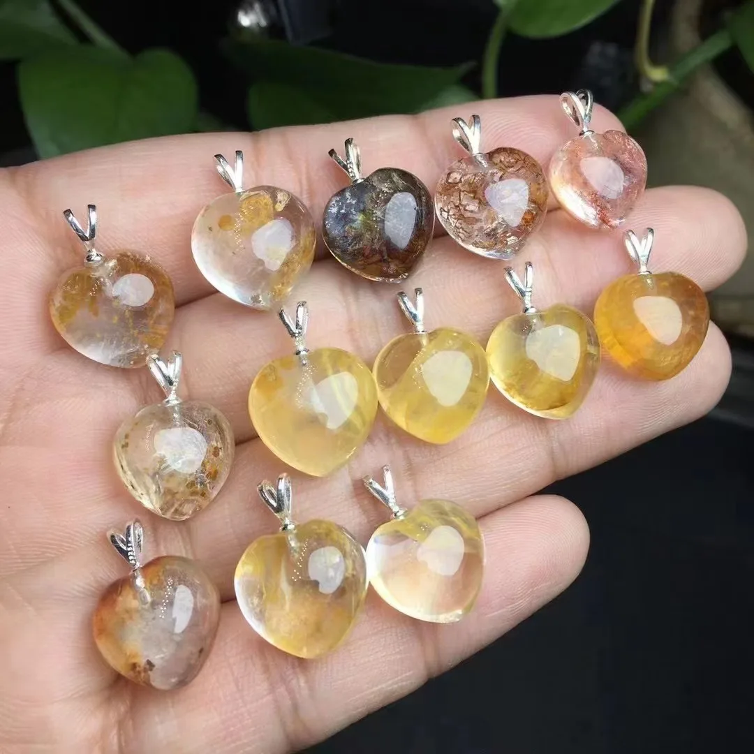 Цельный кулон из серебра 925 пробы в форме сердца