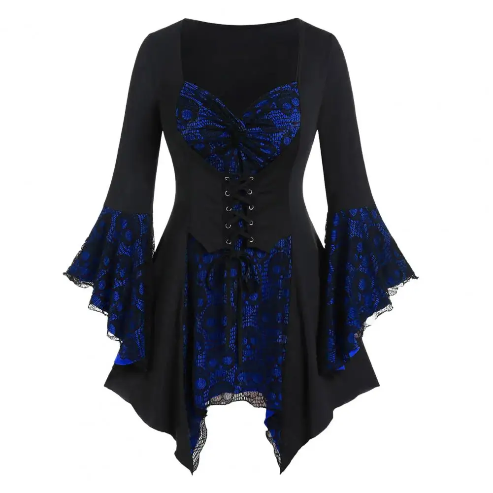 Винтажное женское платье средневековые рукава летучая мышь костюмы для косплея