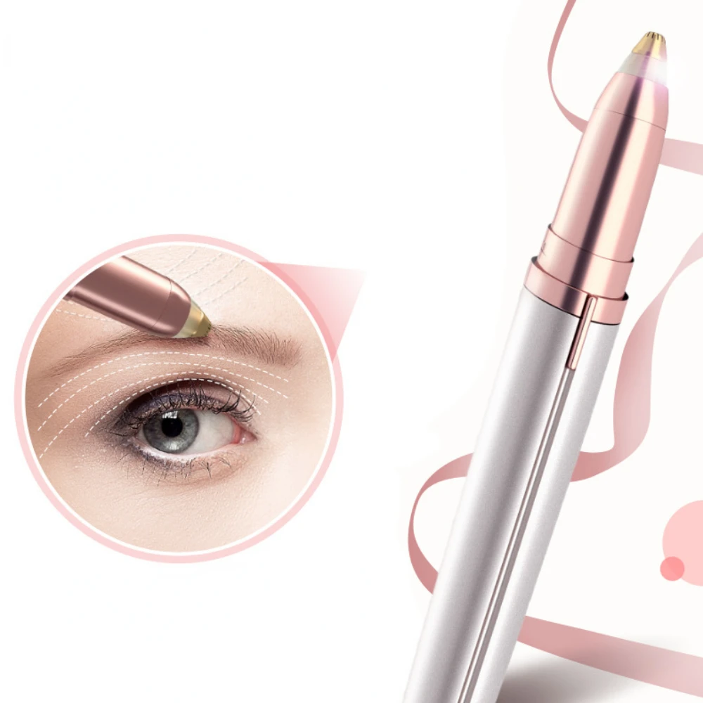 Electric Eyebrow Trimmer Women's Hair Remover Mini Shaver Epilator For Women