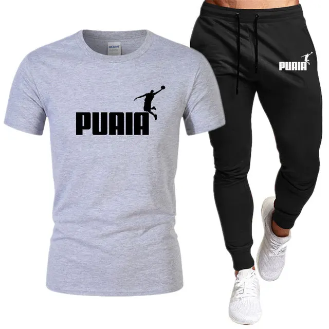 2023Summer hot Men's T-Shirt + Pants Suit Men's Sports Suit Brand LOGO Printing Casual Fashion Cotton Short Sleeves T-shirt sets