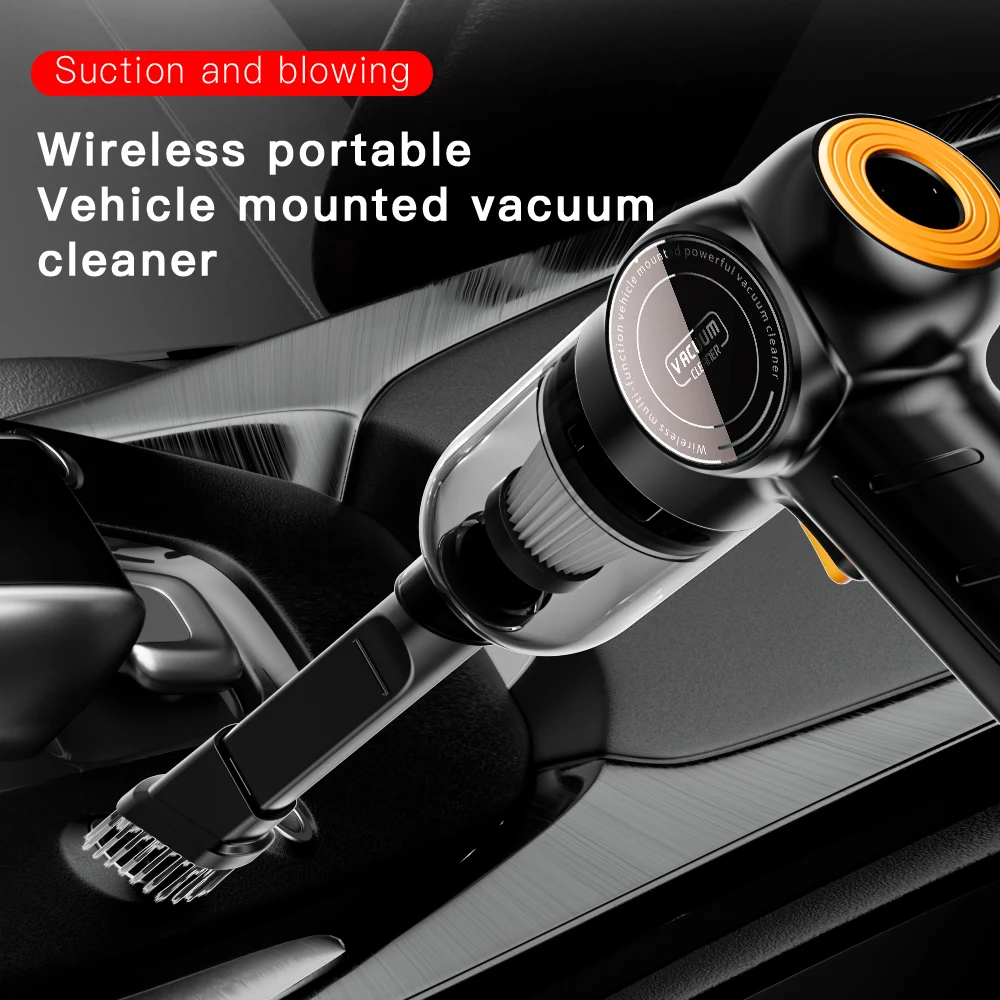 

OSSKY Q18 Car 120W Portable Wireless Vacuum Cleaner Cyclone Suction Home Handheld Vacuum Home Cleaning Mini Cordless Vacuum
