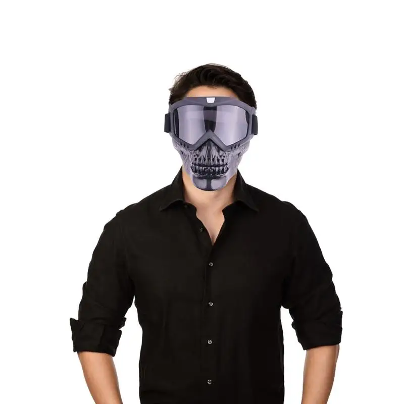

Защитные мотоциклетные очки с черепом, съемные защитные очки для лица