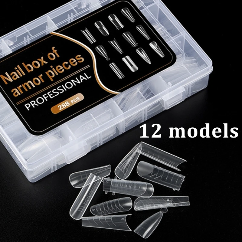 288x/набор форм для ногтей формы наращивания с полным покрытием салона