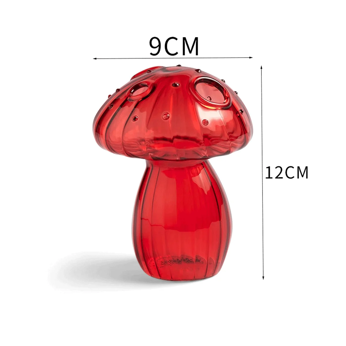 

Plant Vases, Nordic Style Mushroom Glass Bud Vases Mushroom Flower Vases Office Living Room