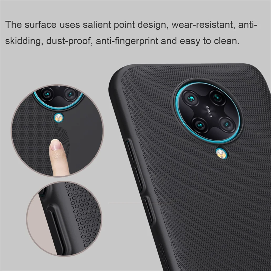 For Xiaomi Poco X2 Poco F2 Pro Case Nillkin Frosted Shield Hard PC Phone Protector Back Cover for Redmi K30 Pro K30 5G K30i 5G