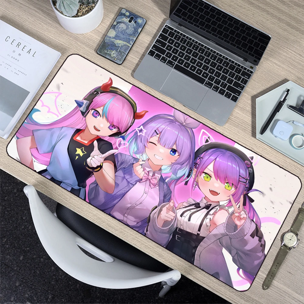 

Kawaii Animation Computer Office Game Mouse Pad Desk Laptop Game Player Accessories Desk Pad Desktop Wrist Rest Mouse Pad Cute