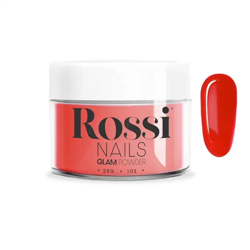 

Красная пудра для ногтей Rossi Nails, 1 унция/0,5 унции, без УФ-лампы, быстрая сушка, для женщин, пудра для дизайна ногтей, R4020 Scarlet