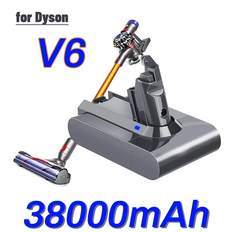 

new 21.6V 38000mAh Li-ion Battery for Dyson V6 DC58 DC59 DC62 DC74 SV09 SV07 SV03 965874-02 Vacuum Cleaner Battery L30