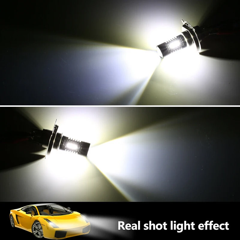 

DC 12V-24V Car Lights H4 Pure White Replacement 1800LM 9003 Headlight High/Low Beam