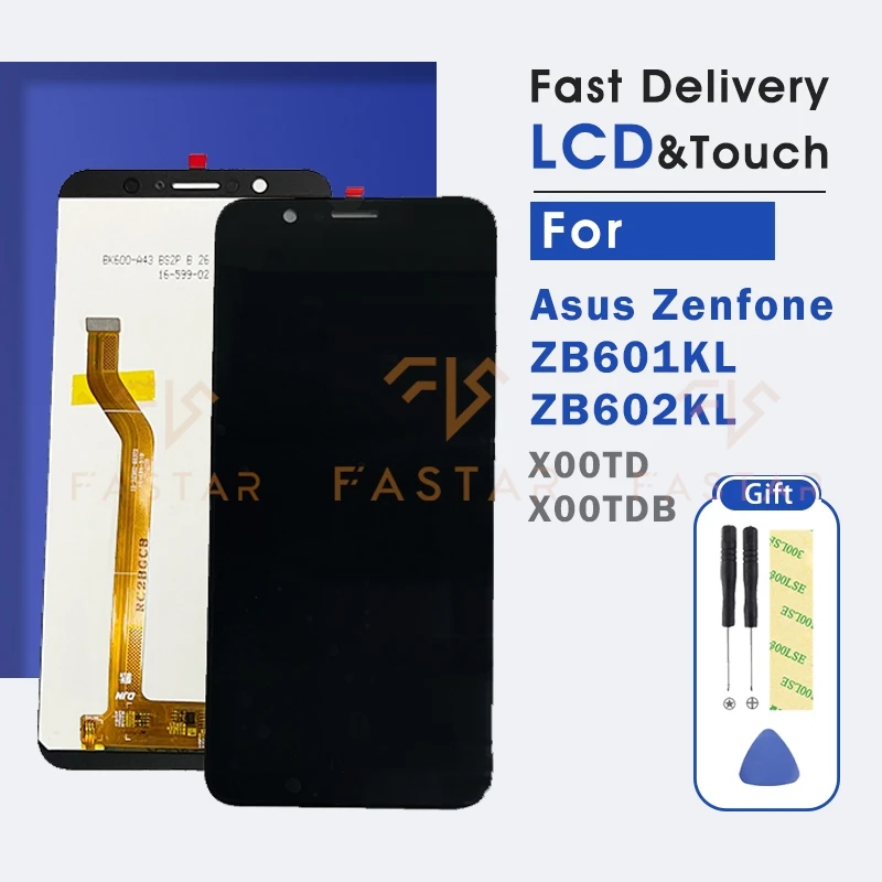 5 99 &quotпроектированный для Asus Zenfone Max Pro M1 ZB601KL ZB602KL X00TD X00TDB ЖК-дисплей дигитайзер