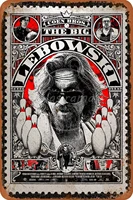 big lebowski wall metal poster retro plaque warning tin sign vintage iron painting decoration funny hanging crafts for garage