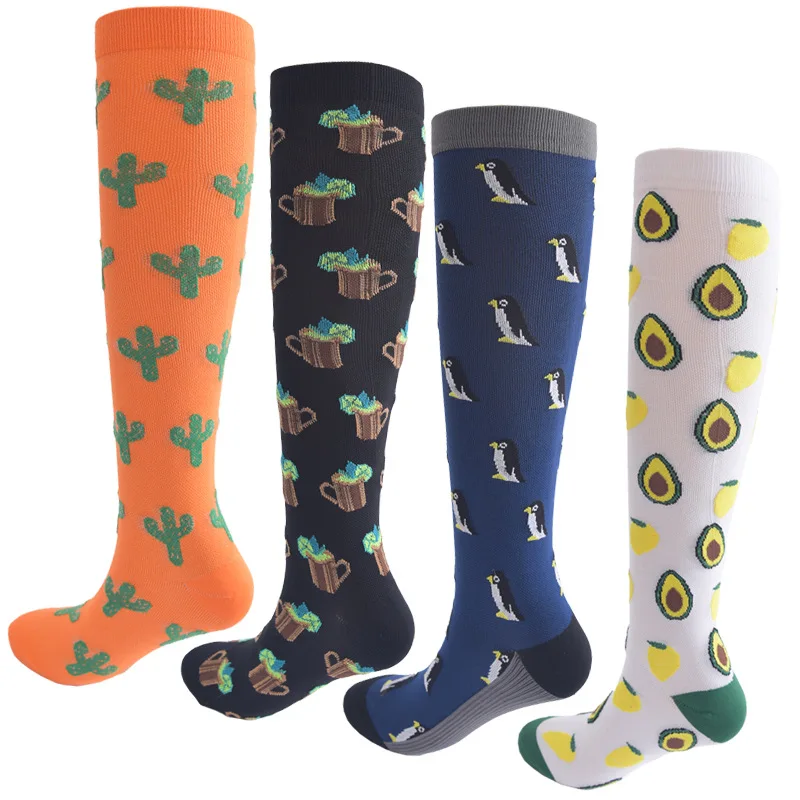 Men's and women's outdoor compression socks Leisure sports running fitness socks
