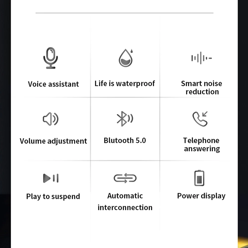 Беспроводные Bluetooth наушники Xiaomi Mijia TWS BT5.0 мини сенсорные спортивные цифровой