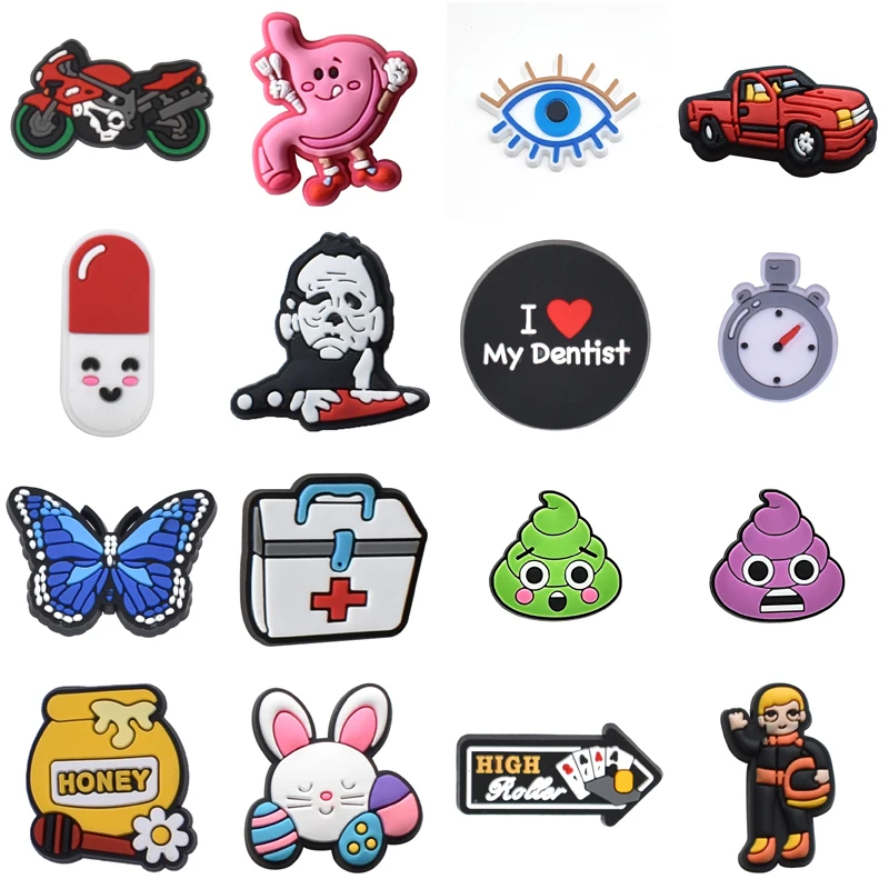 

Shoe Charms Packs Set Jeans Gifts Para Pins Men Kids Wholesale Bulk Decorations for Crocs Girl Boy Women Charm Shoes Accessories
