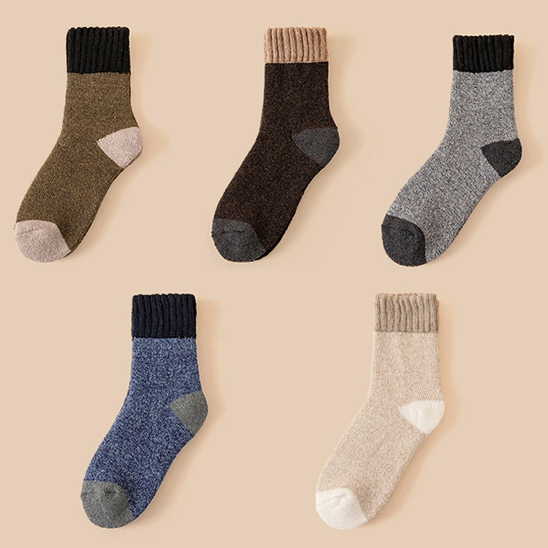 Мужские зимние Утепленные шерстяные носки 20 шт. = 10 пар высококачественное