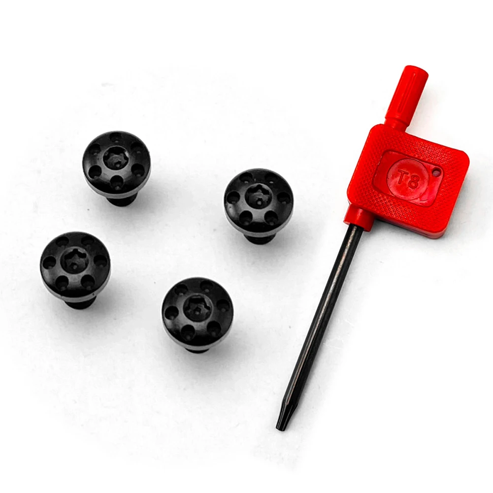 

4 Pcs T8 Torx Key Screws 416 Stainless Steel 1911 Heavy Duty Handle Grips Screws With T8 Torx Key For Turning Tools